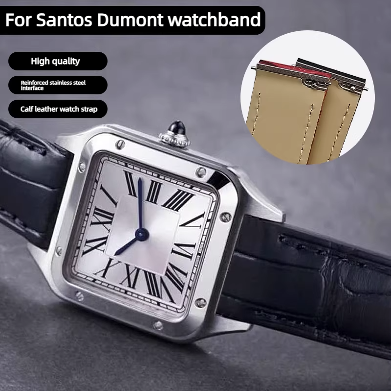 Men'S Accessories Cartier - 15.5mm 17.5mm For Cartier Santos Dumont