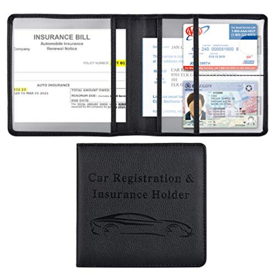 Men'S Accessories Essentials - Car Registration and Insurance Holder, Vehicle