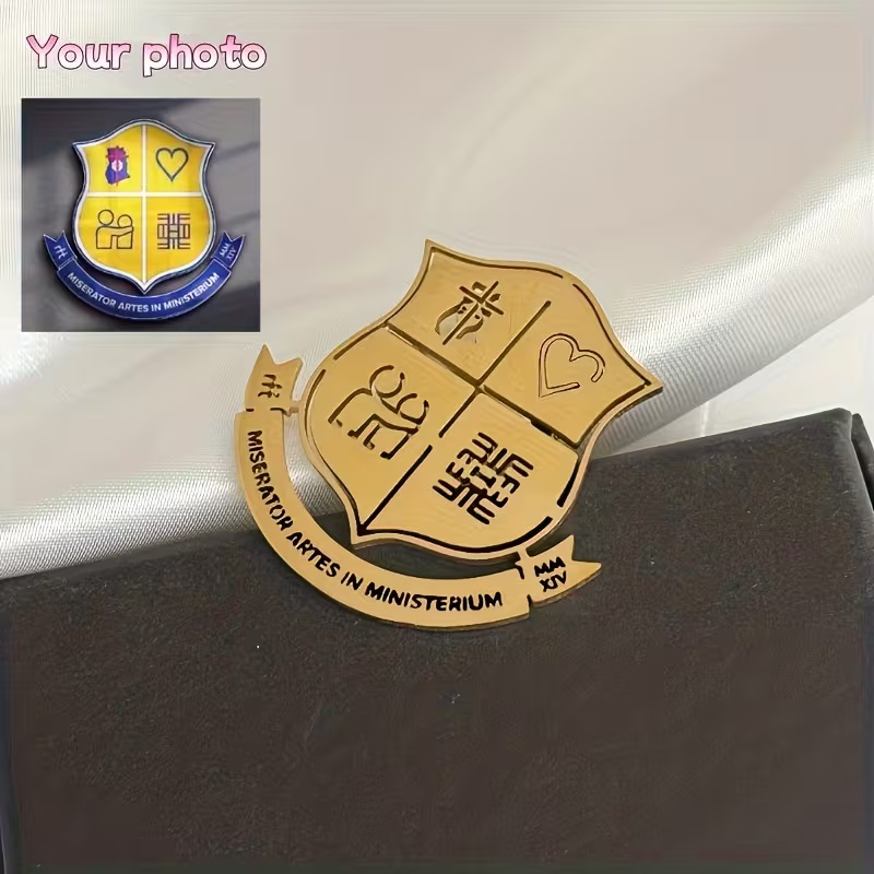 Custom Logo Brooch Simple Crea - Men Accessories Brooch 评论和价格