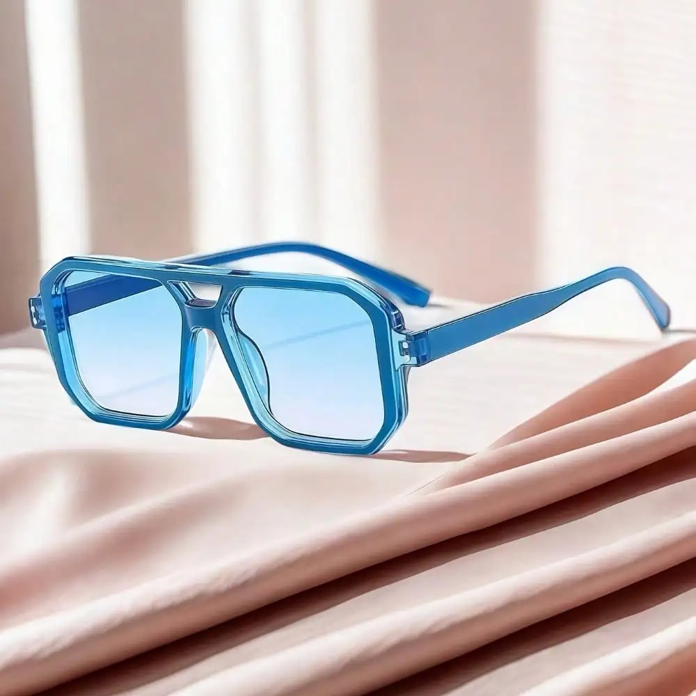 One Pair Of Neutral Square Ret - Men Accessories Fashion 评论和价格