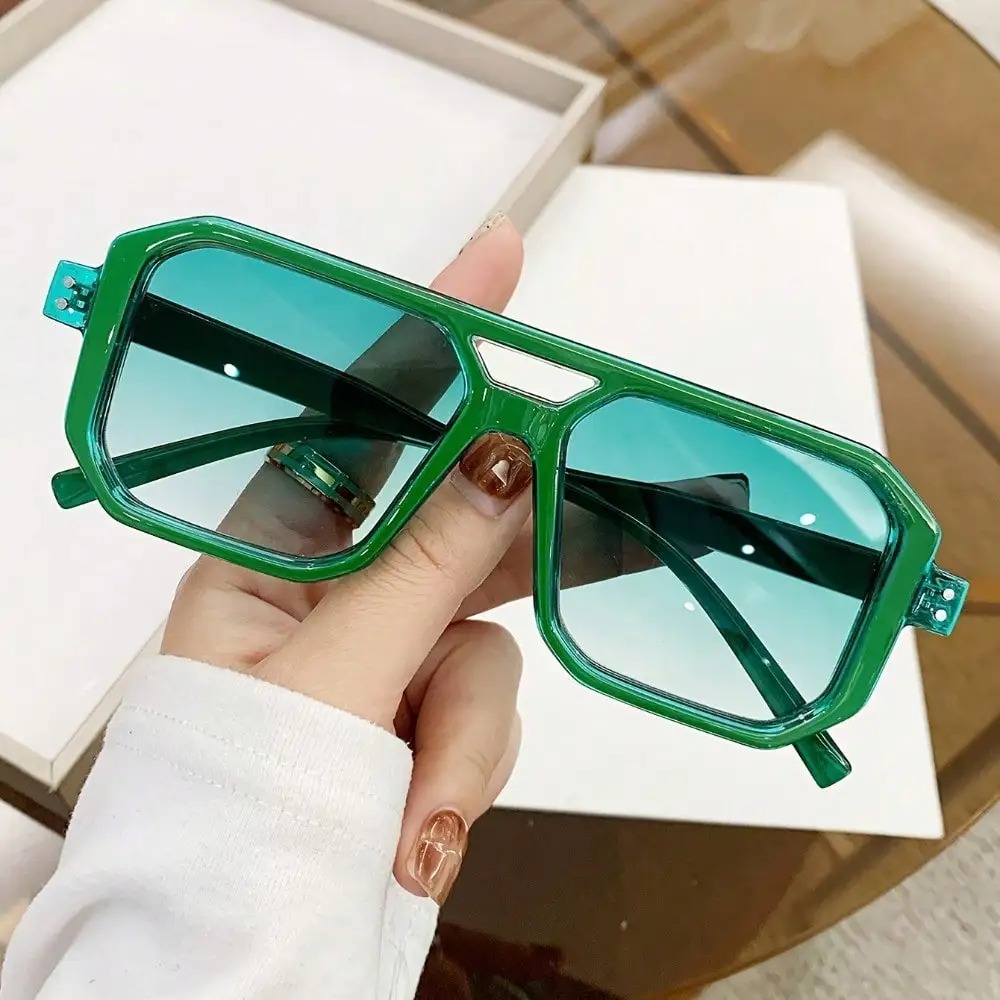 One Pair Of Neutral Square Ret - Men Accessories Fashion 评论和价格