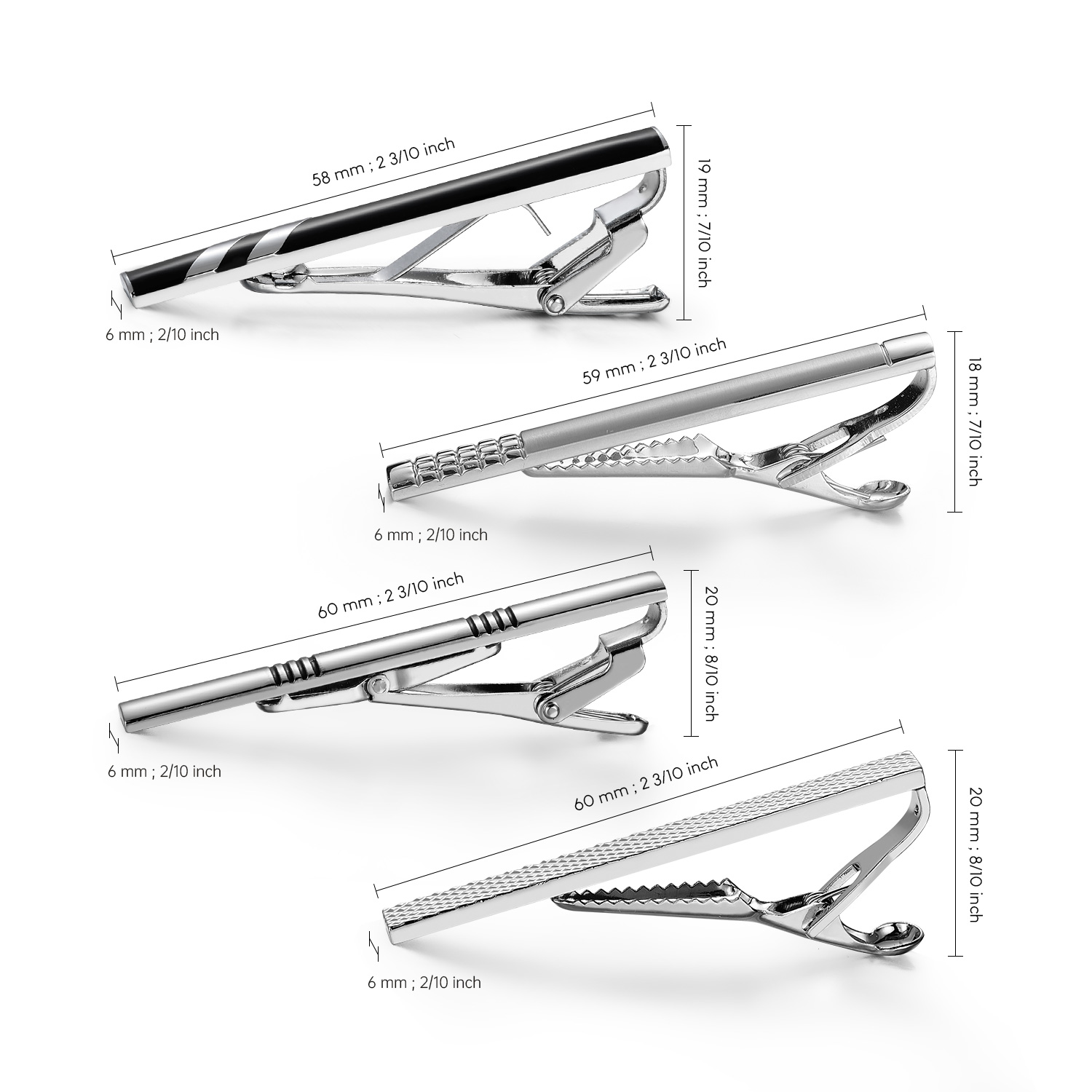 Tie Clip For Men Business Part - Cufflink Box Set 评论和价格