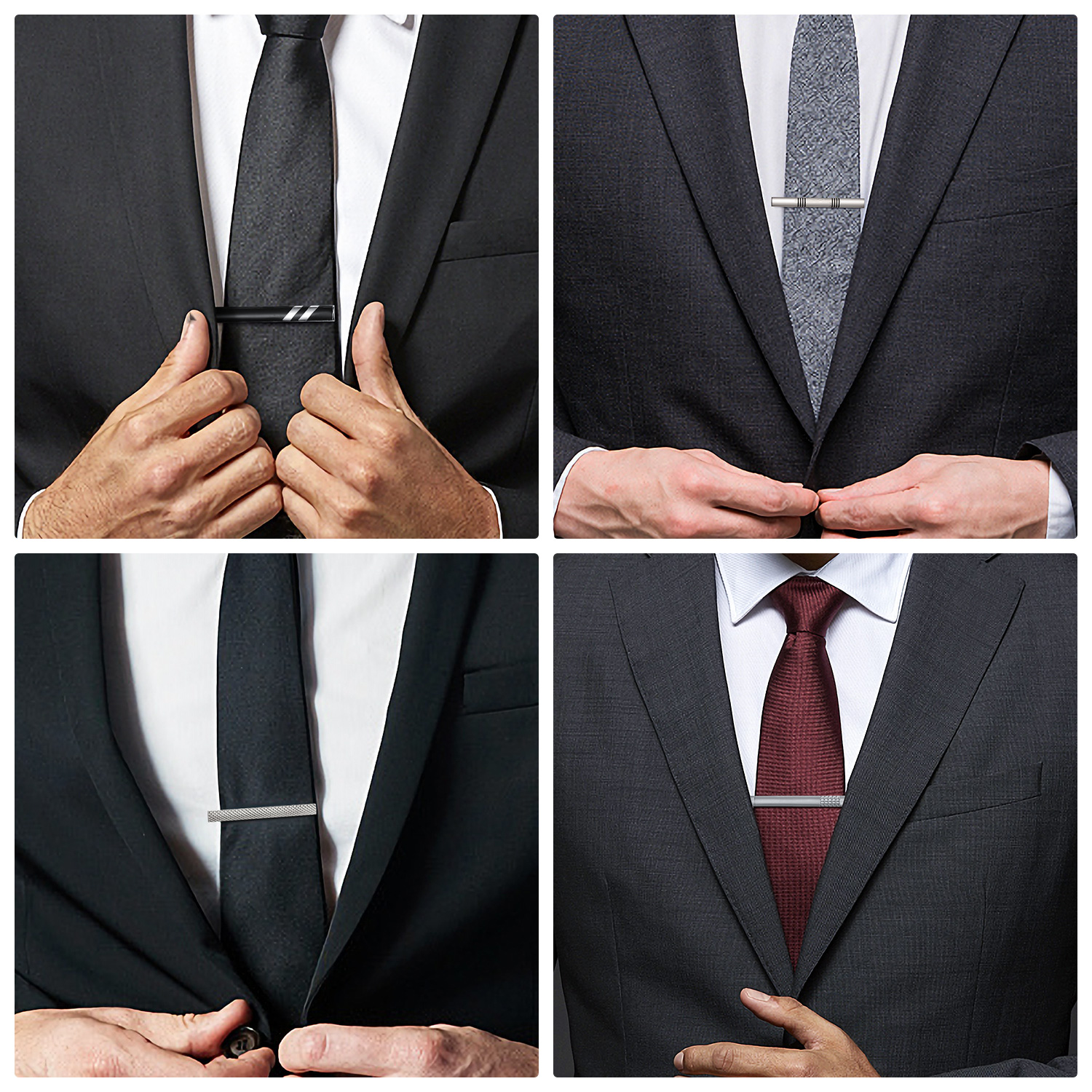 Tie Clip For Men Business Part - Cufflink Box Set 评论和价格
