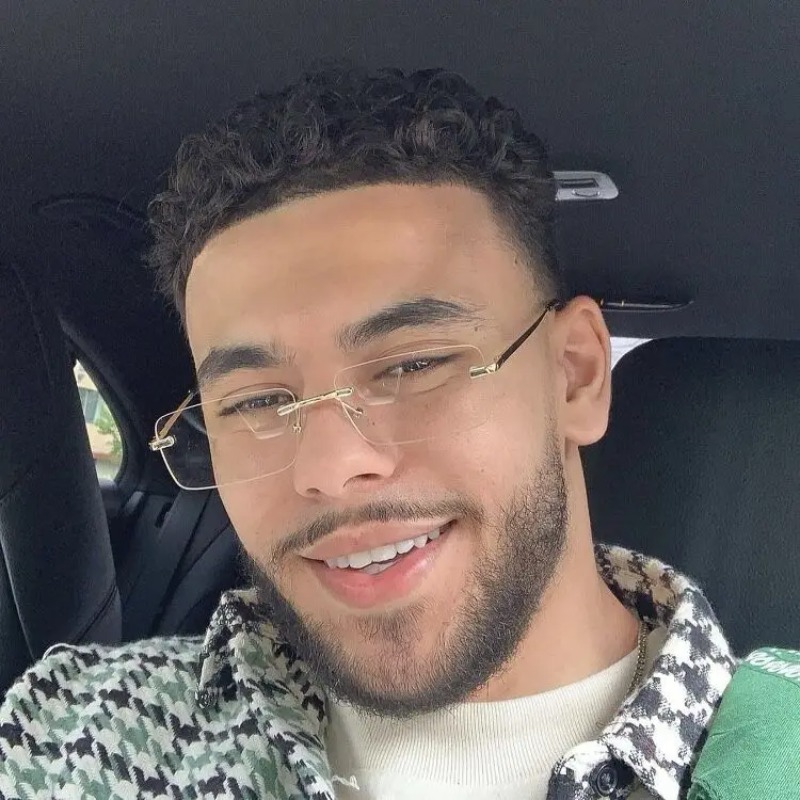 Rimless Small Glasses Man Styl - Sunglasses Polarized Men 评论和价格