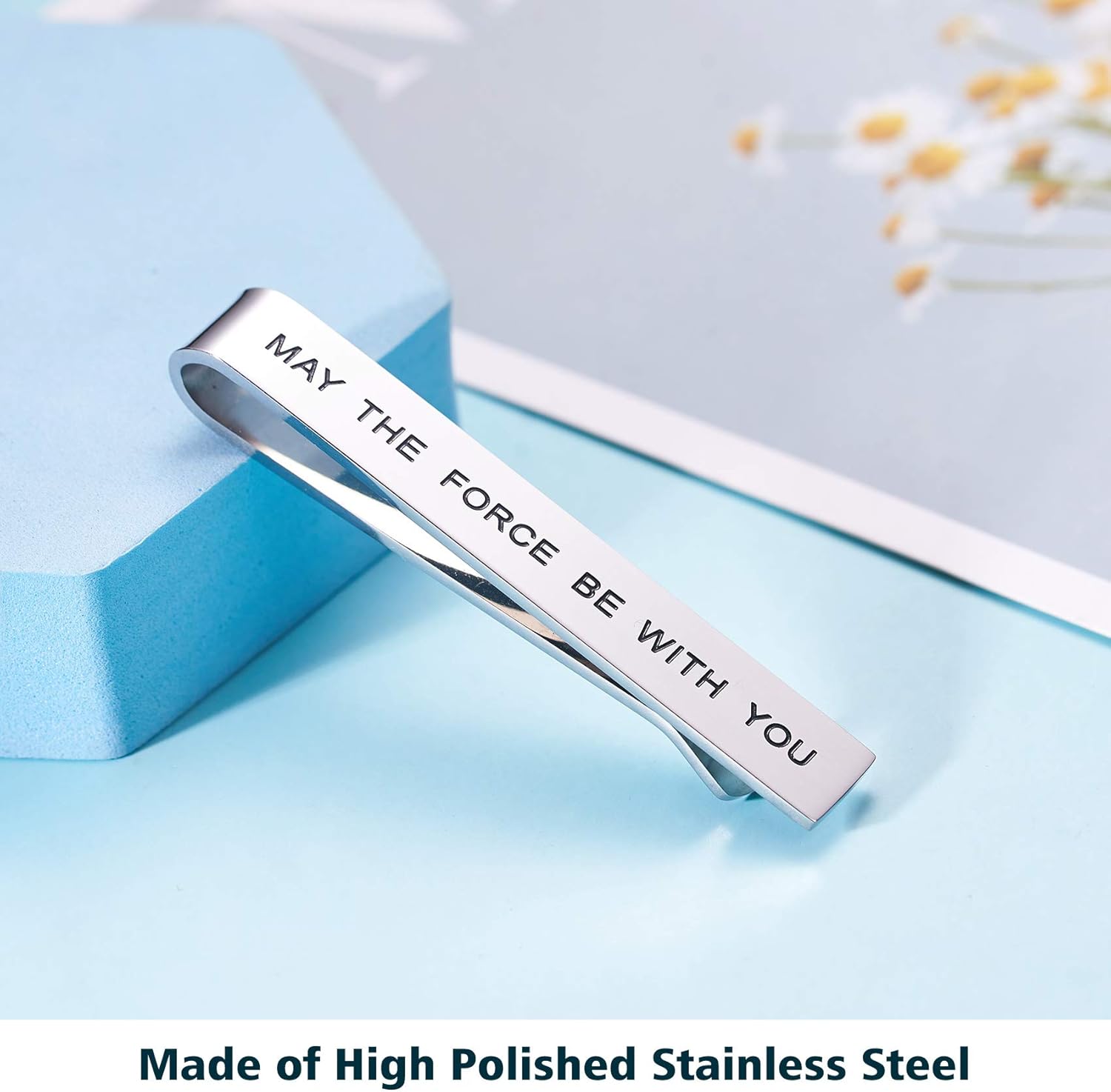 Stainless Steel Tie Clip - Pol - Men'S Accessories 评论和价格