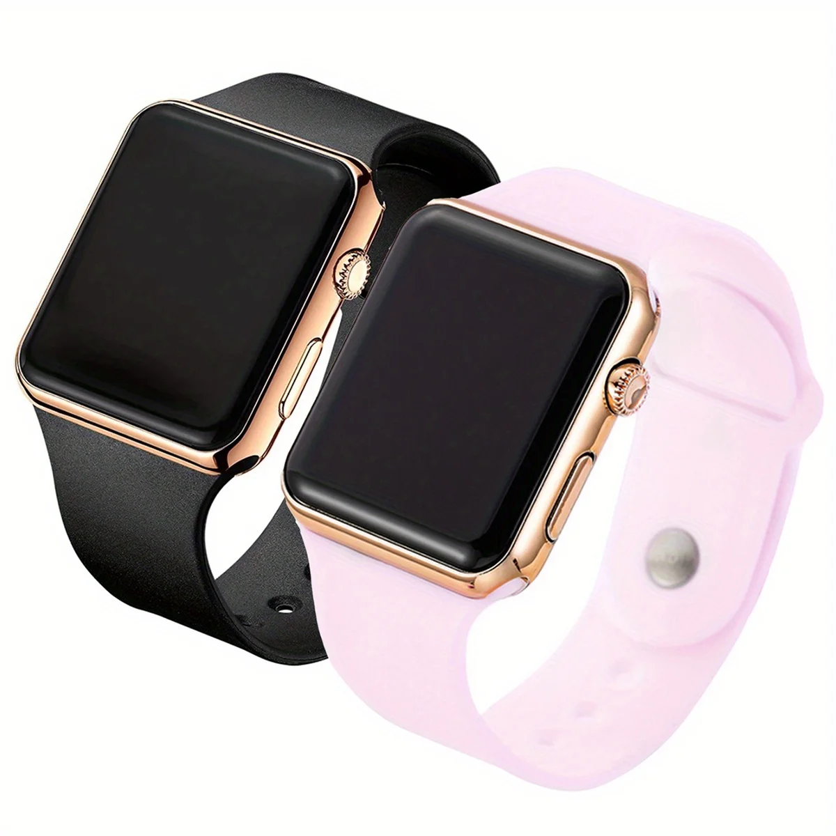 2pcs Couples Watch LED Display - Men'S Accessories Display 评论和价格