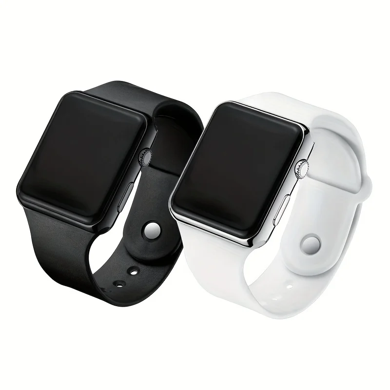 2pcs Couples Watch LED Display - Men'S Accessories Display 评论和价格