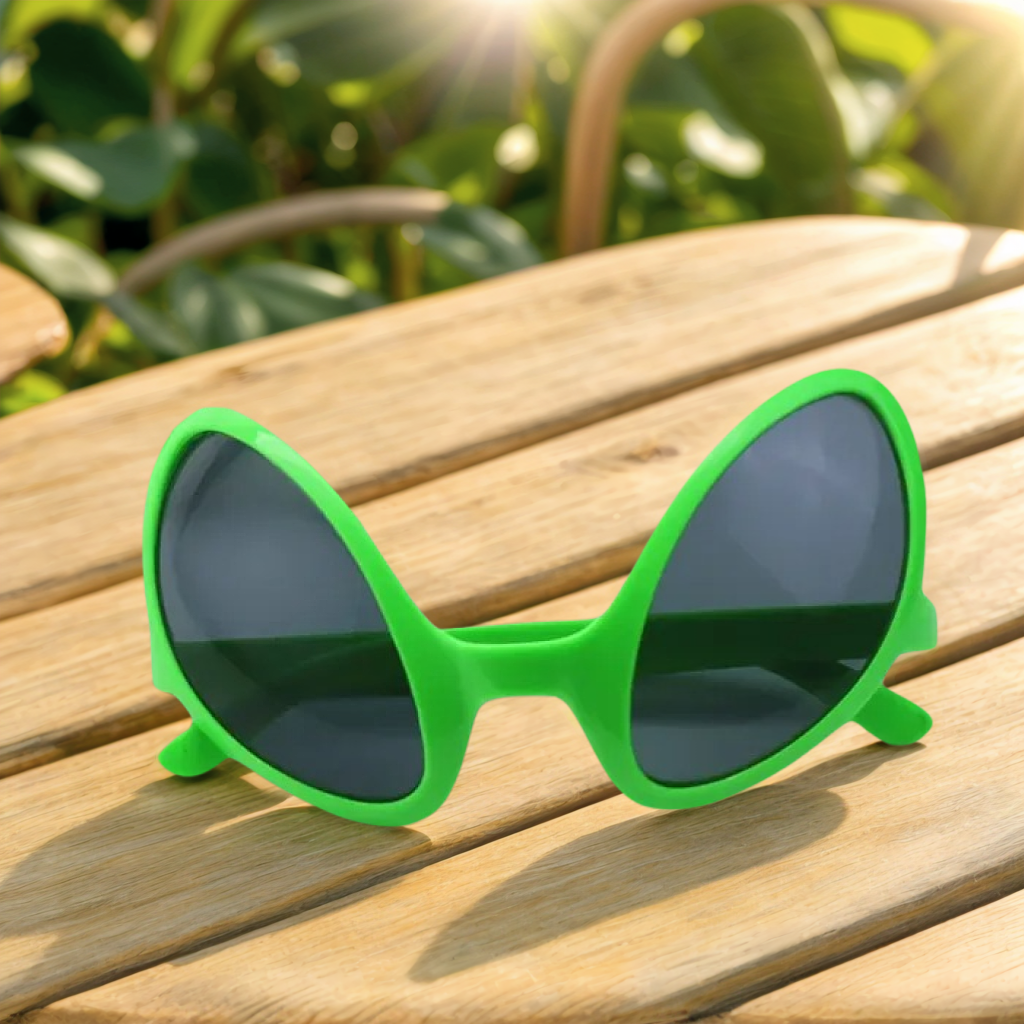 Green Alien Martian Quirky Sun - Men Accessories Fashion 评论和价格