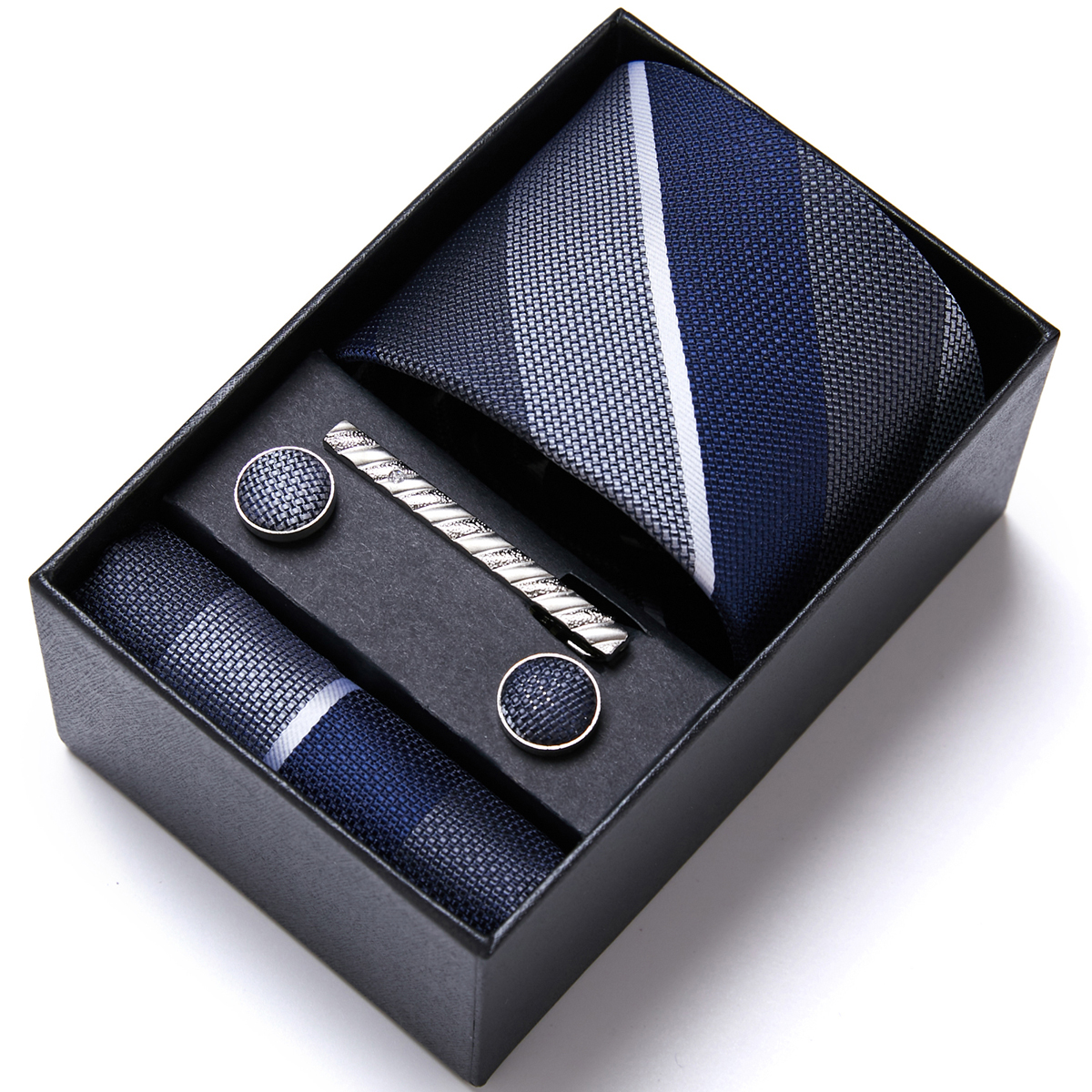 Hot Sale Brand Tie Handkerchie - Neck Tie Set Box 评论和价格