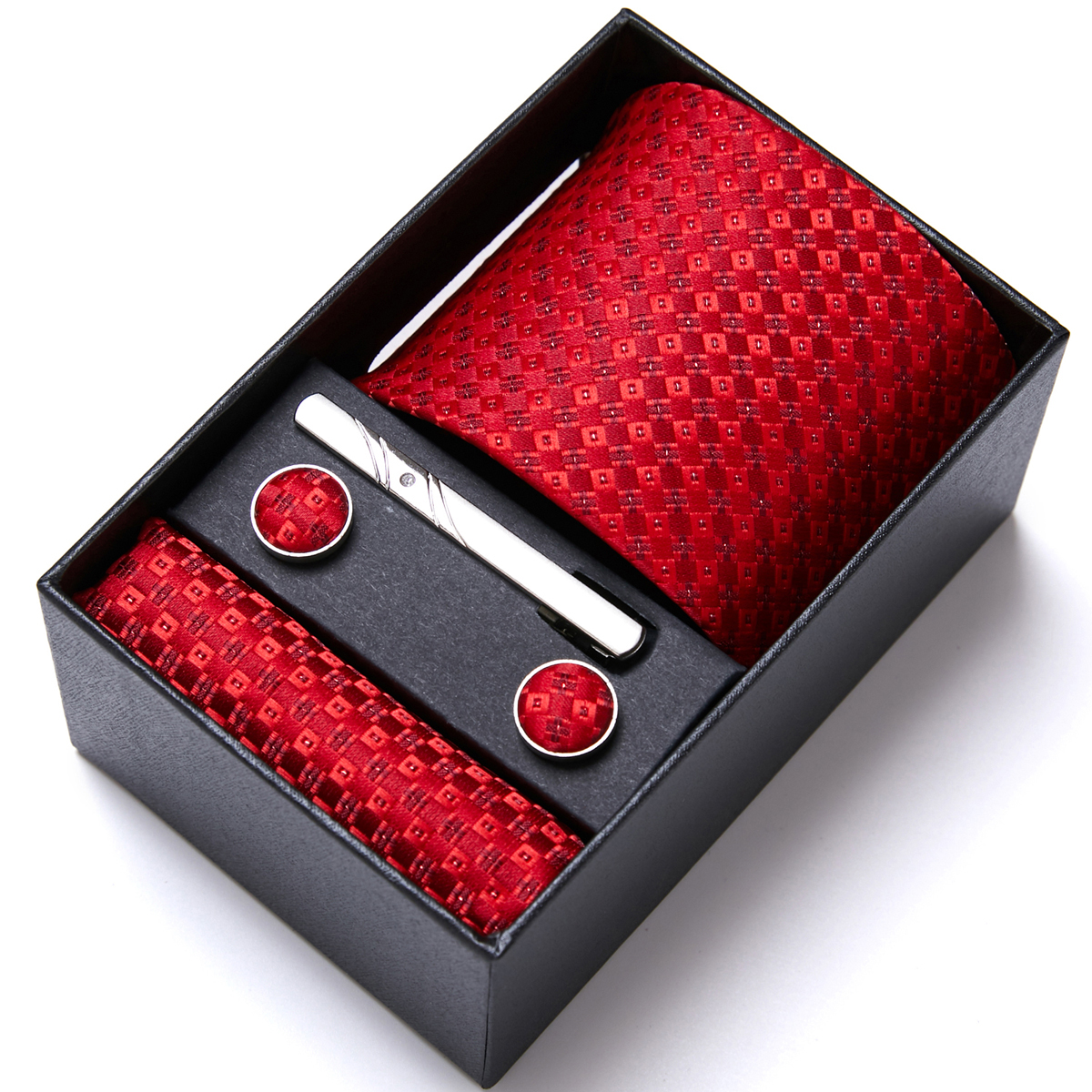 Hot Sale Brand Tie Handkerchie - Neck Tie Set Box 评论和价格