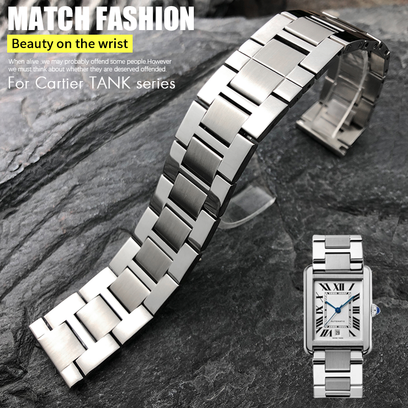 20mm Fine Stainless Steel High - Men'S Accessories Cartier 评论和价格