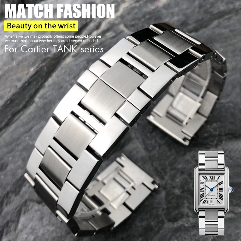 20mm Fine Stainless Steel High - Men'S Accessories Cartier 评论和价格