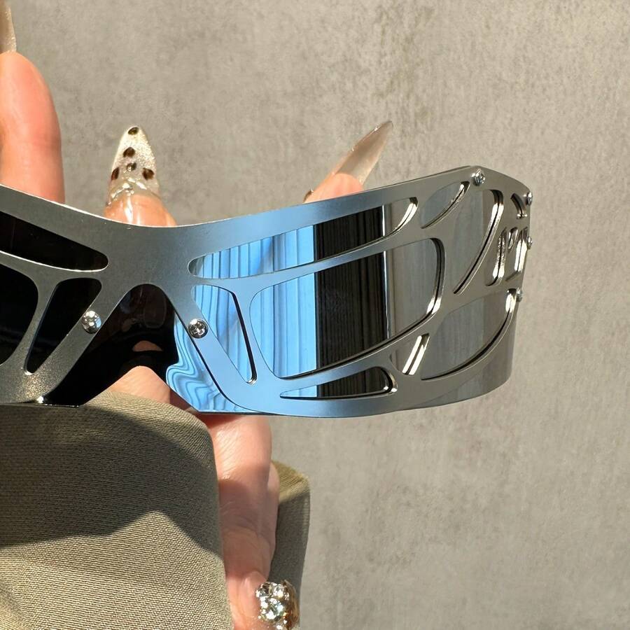Futurist Punk Hip Hop Sunglass - Men Accessories Fashion 评论和价格