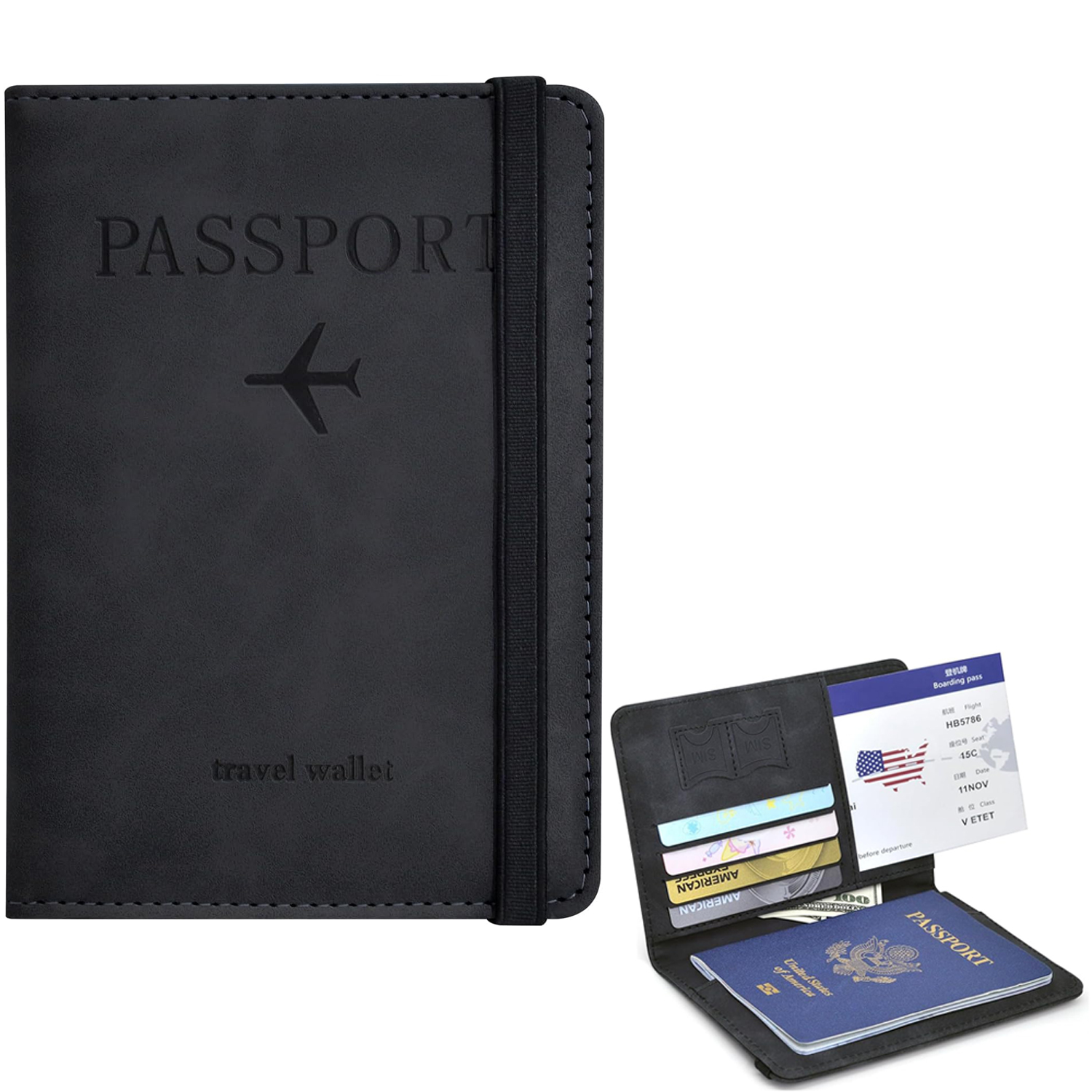 Passport Holder Wallet Cover T - Men'S Accessories Essentials 评论和价格