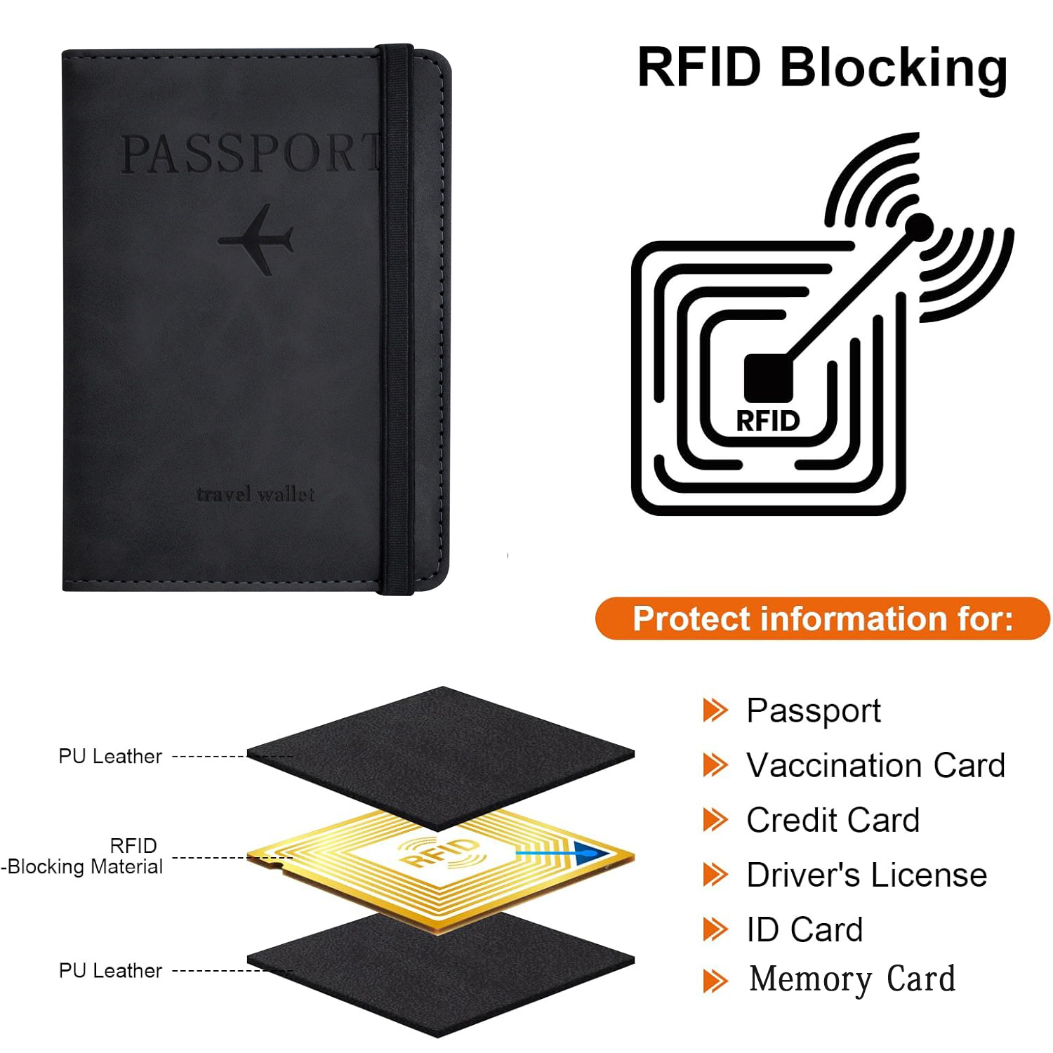 Passport Holder Wallet Cover T - Men'S Accessories Essentials 评论和价格