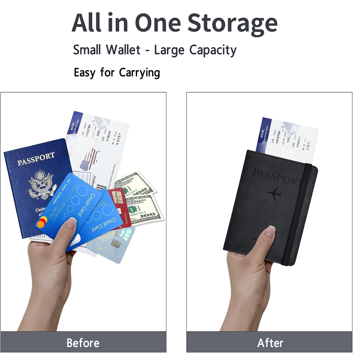 Passport Holder Wallet Cover T - Men'S Accessories Essentials 评论和价格