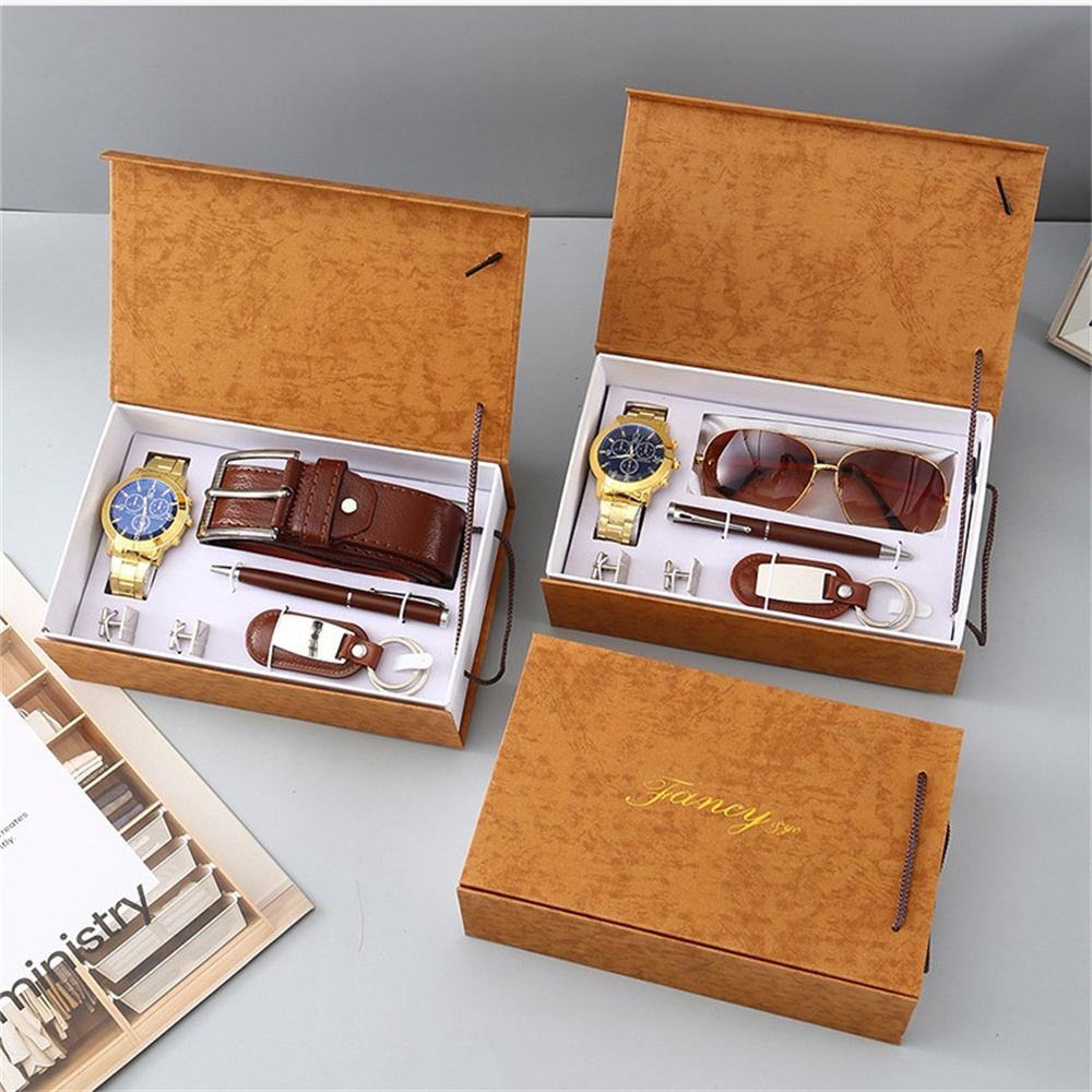 New Watch Men's Gift Set with  - Cufflink Box Set 评论和价格