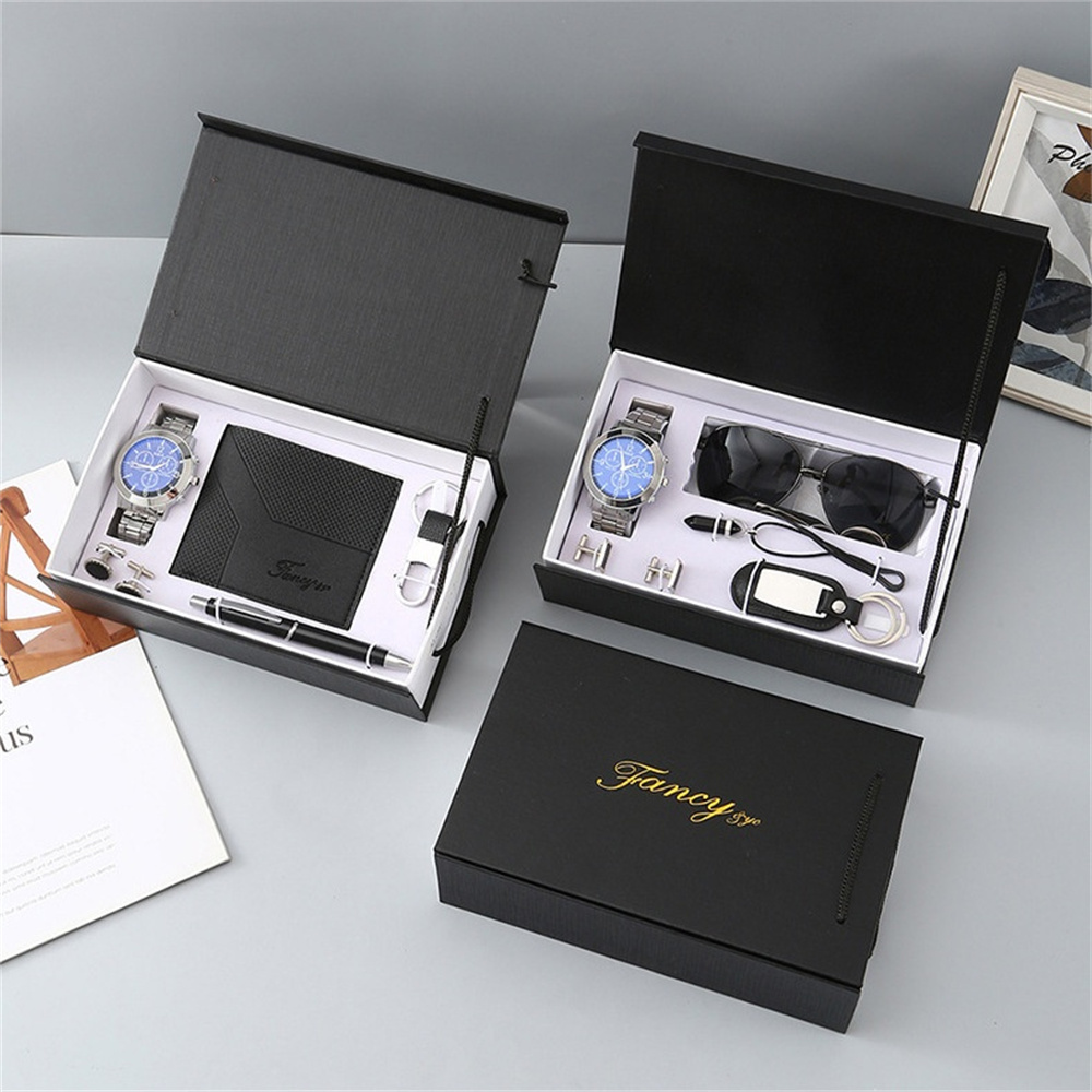 New Watch Men's Gift Set with  - Cufflink Box Set 评论和价格