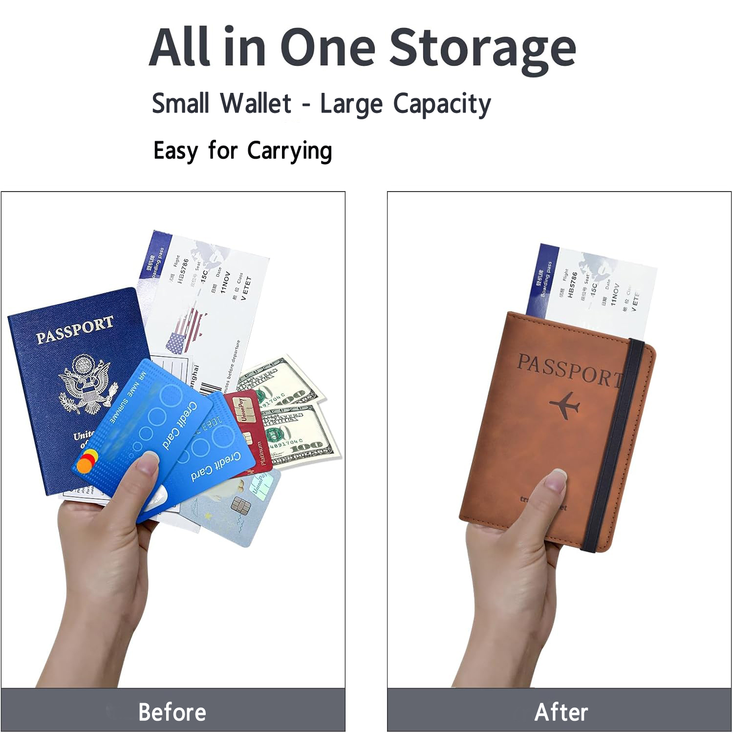 Passport Holder for Travel Ess - Men'S Accessories Essentials 评论和价格