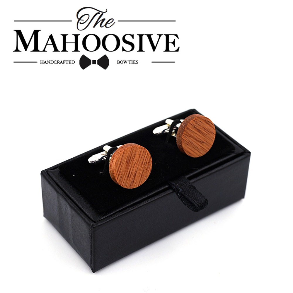 MAHOOSIVE Wooden Cufflinks Wed - Cufflink Box Set 评论和价格