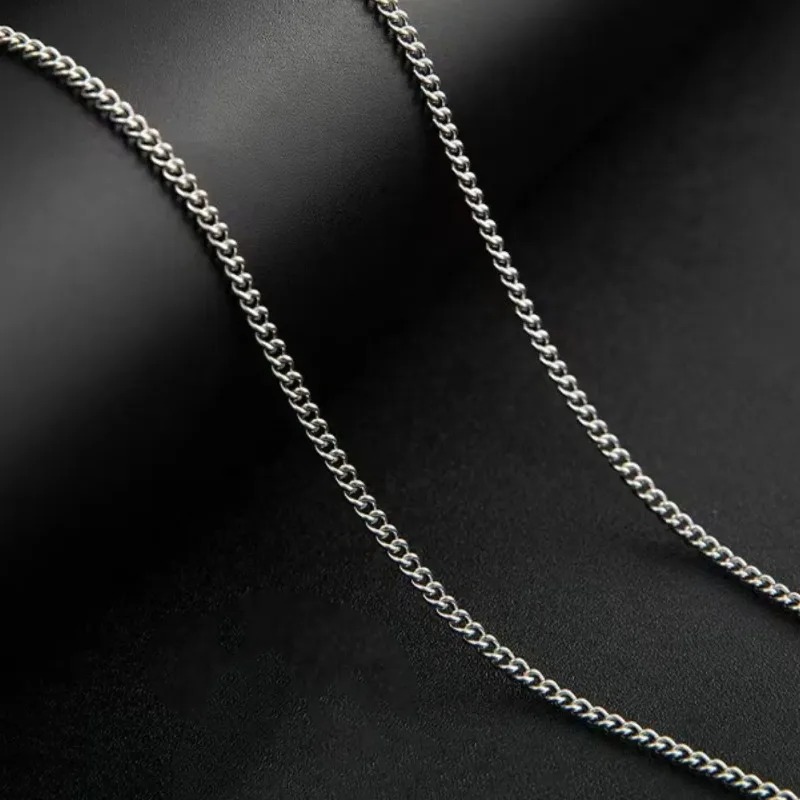2mm Men's Cuban Chain Necklace - Men'S Accessories Trending 评论和价格
