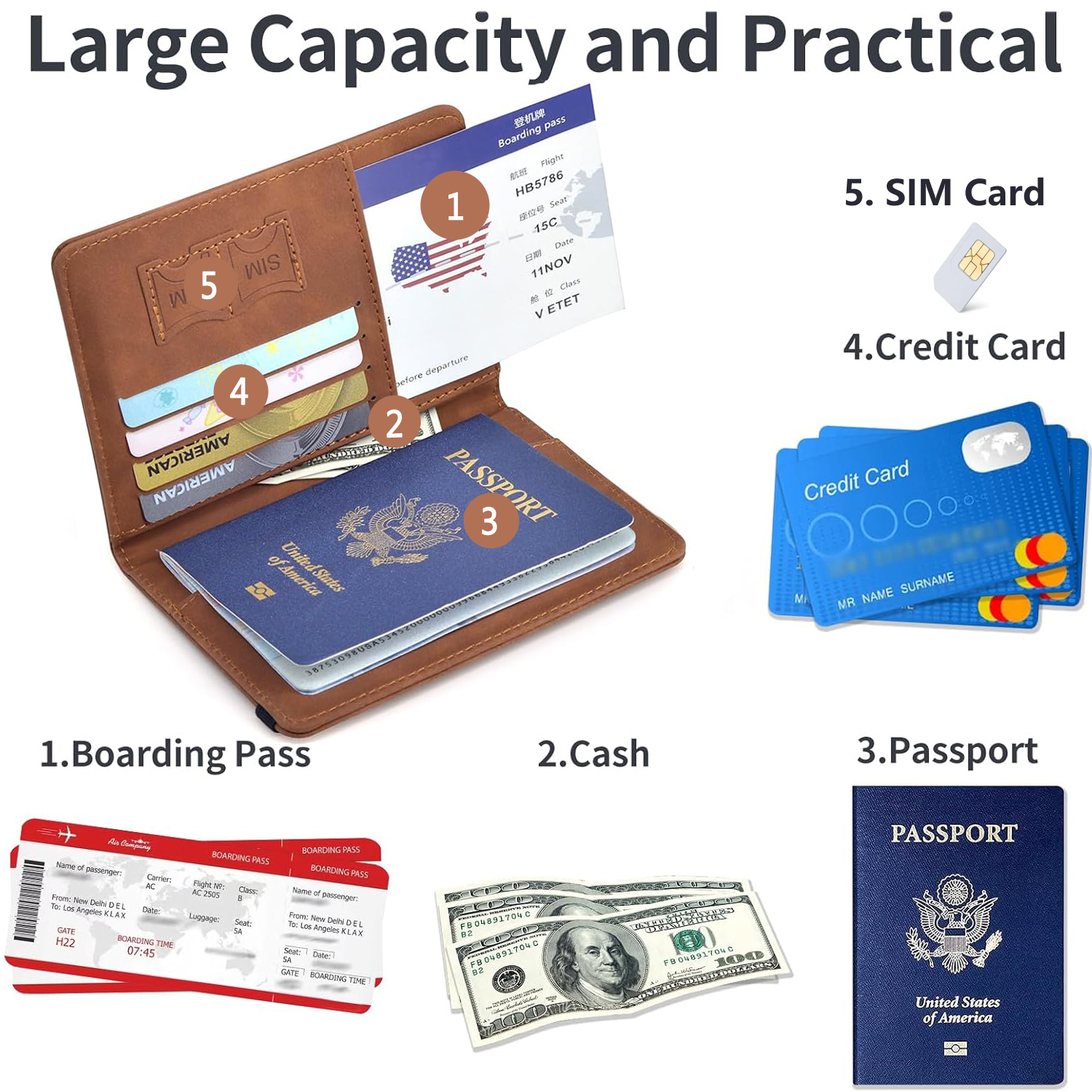 Passport Holder for Travel Ess - Men'S Accessories Essentials 评论和价格