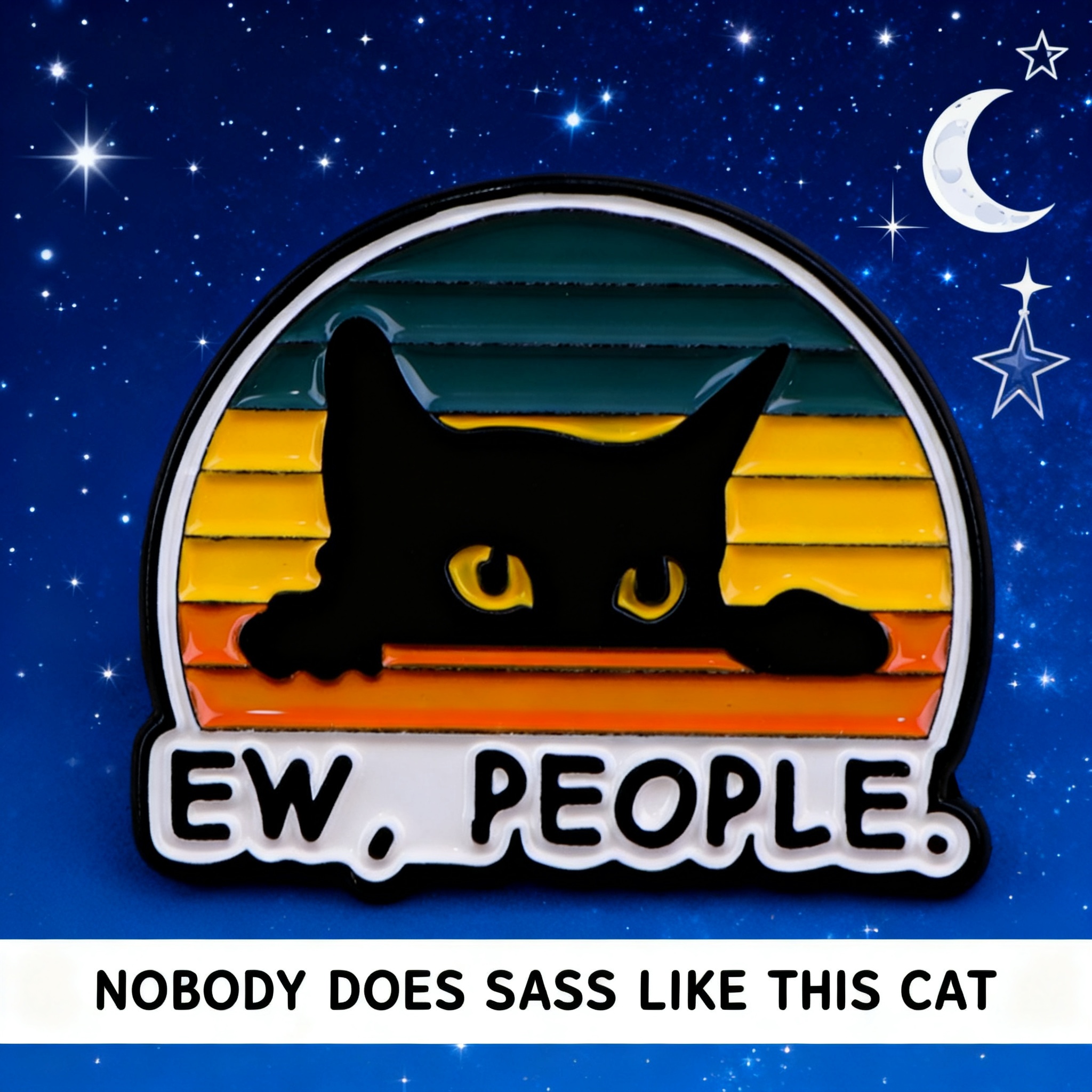 EW PEOPLE Enamel Pin Funny Sar - Men Accessories Brooch 评论和价格