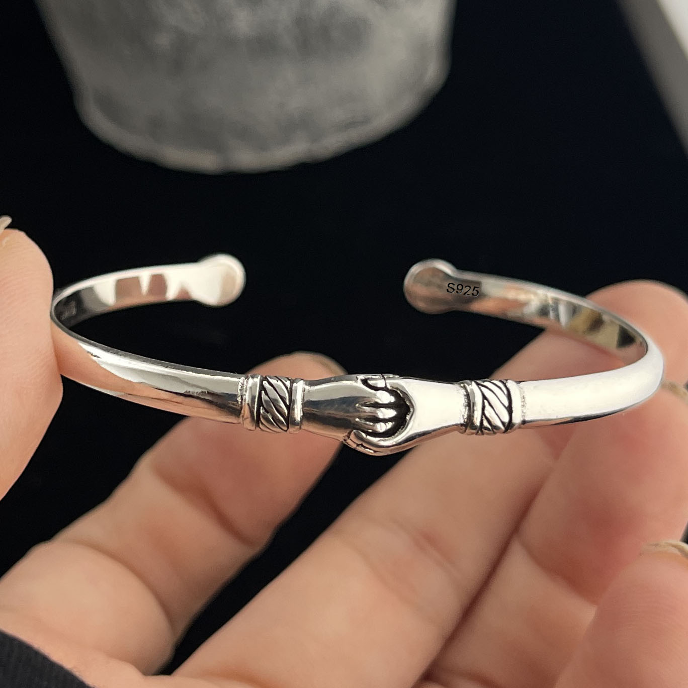 925 Sterling Silver Bracelets  - Men'S Accessories Trending 评论和价格