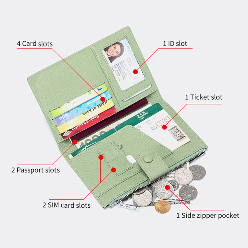 New Full Grain Leather Passpor - Men'S Accessories Essentials 评论和价格