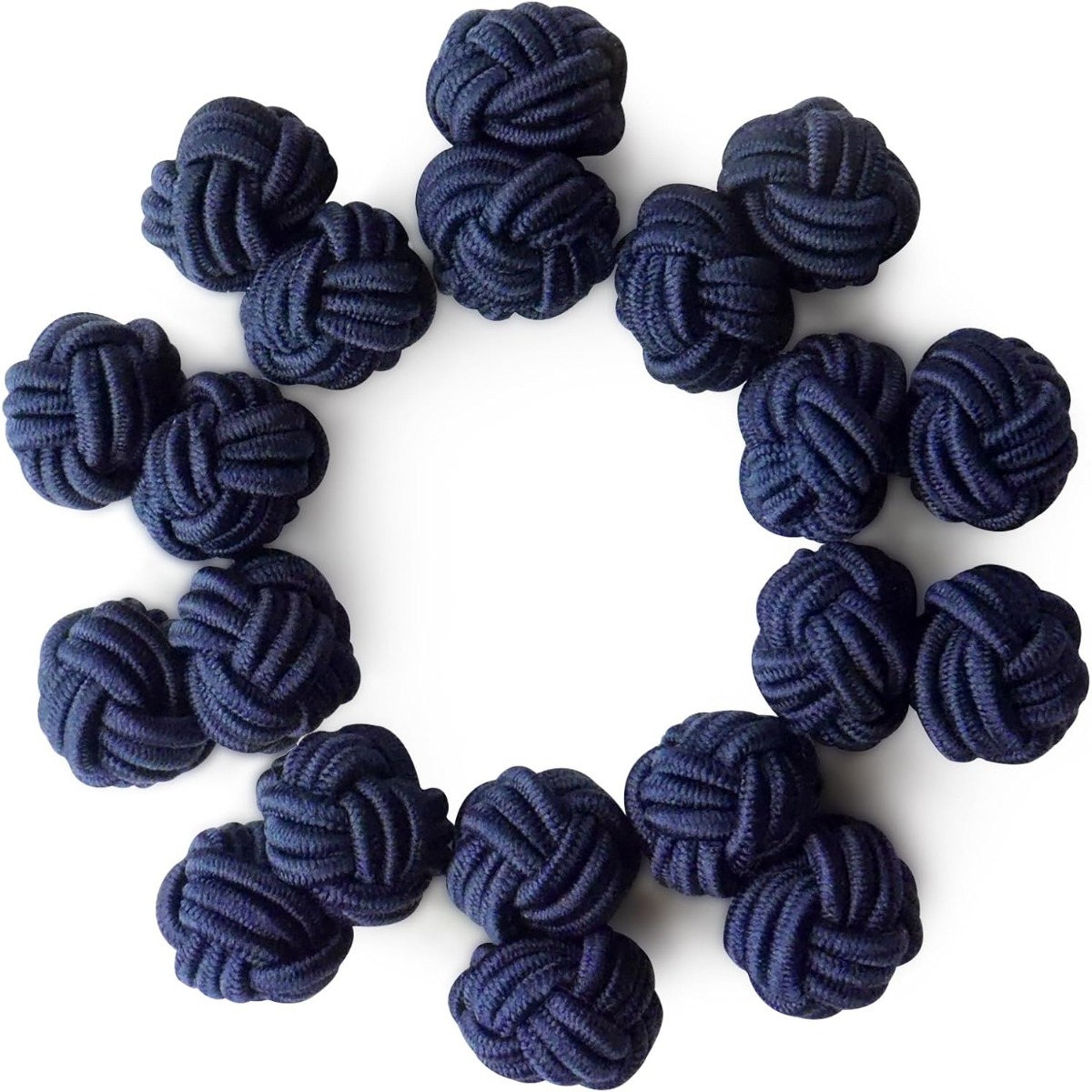 5 Pairs Unisex Fabric Knot Cuf - Men'S Accessories Essentials 评论和价格