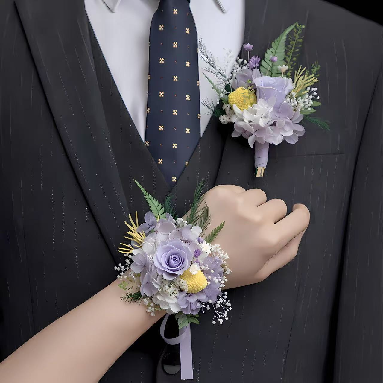 LTT Bride and Groom Wedding Co - Men Accessories Bouquet 评论和价格