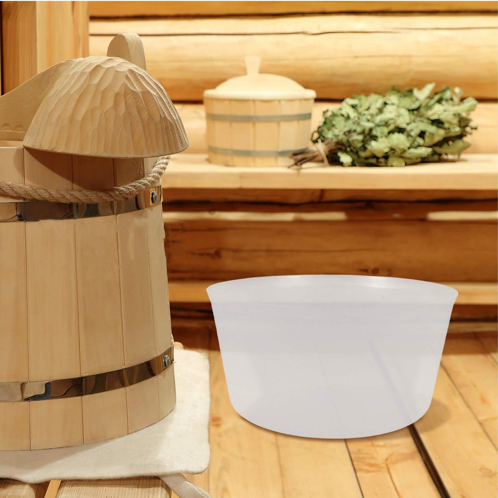 Wooden Sauna Bucket Liner Esse - Men'S Accessories Essentials 评论和价格