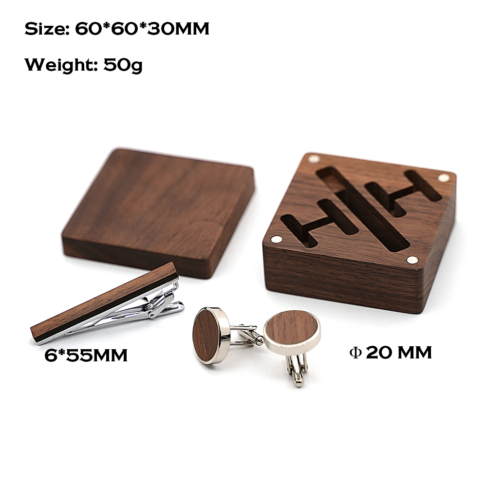 Custom Engraved Wooden Groom A - Cufflink Box Set 评论和价格