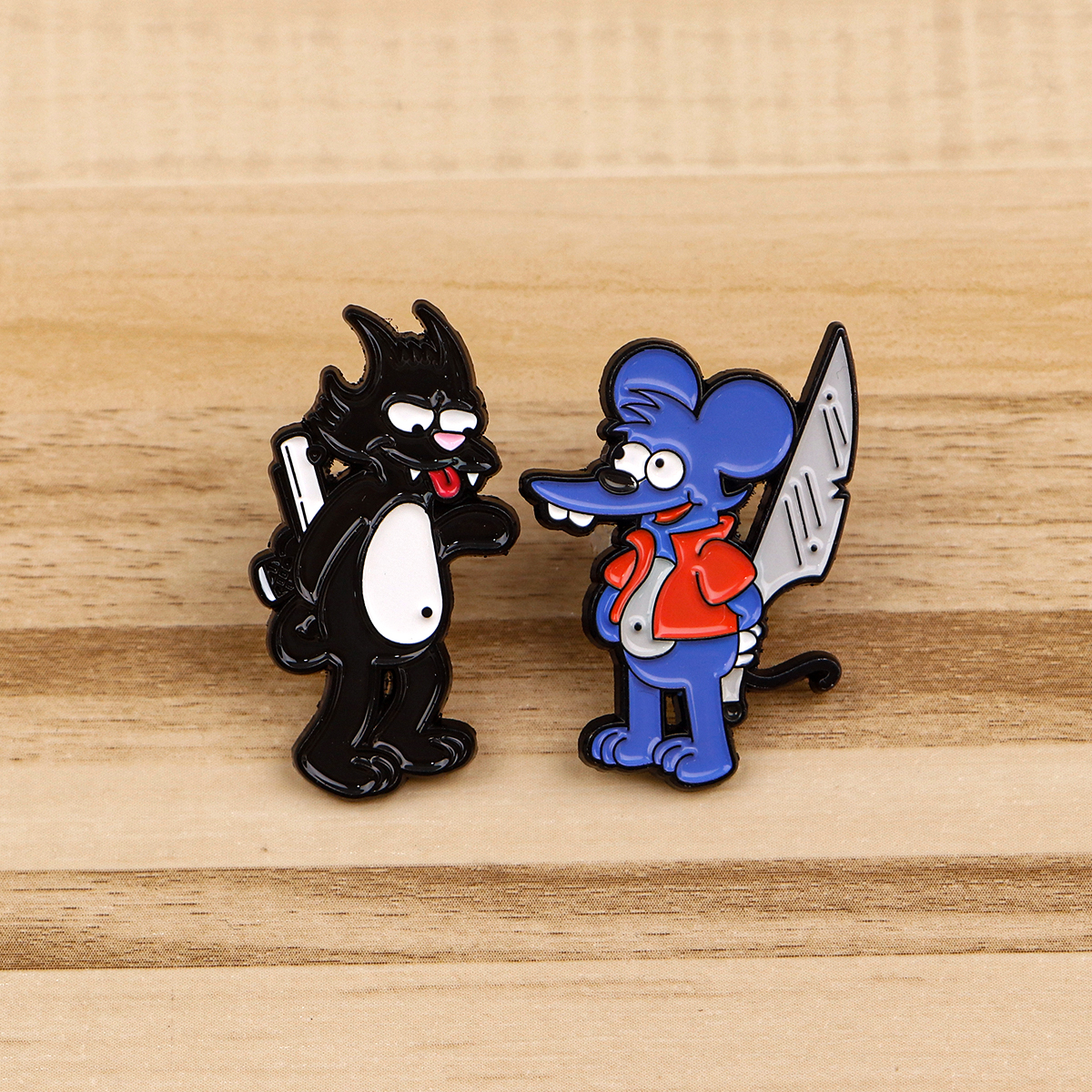 Cute Mouse Enamel Pin Cartoon  - Men Accessories Brooch 评论和价格