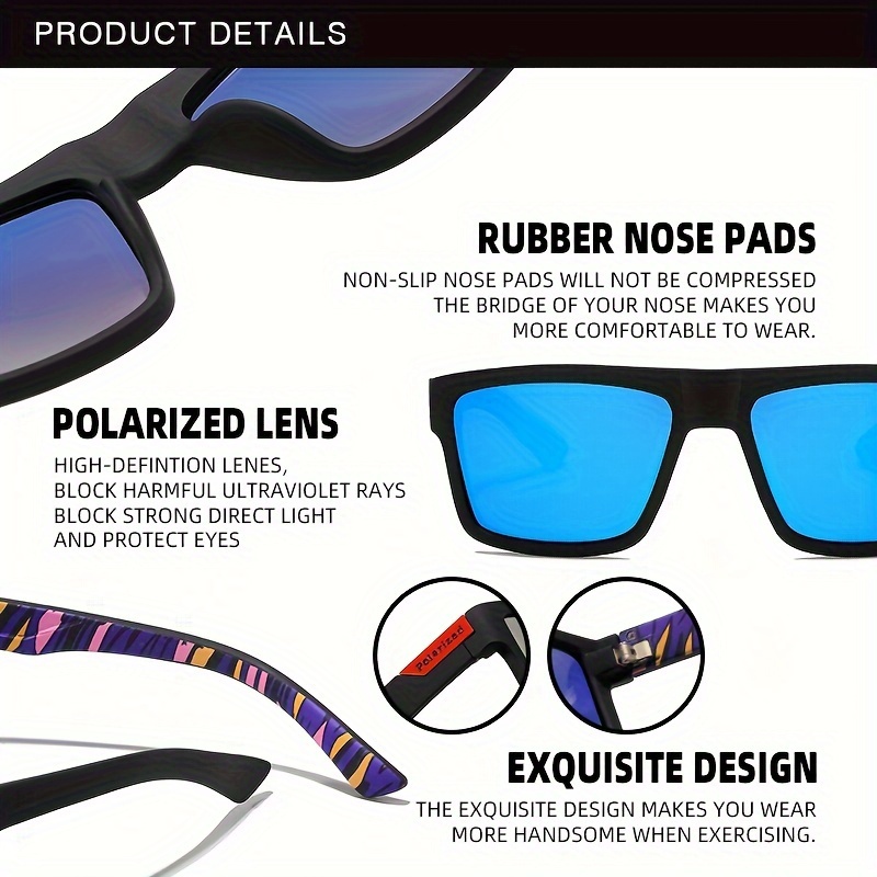 Fashion Travel Square Polarize - Sunglasses Polarized Men 评论和价格