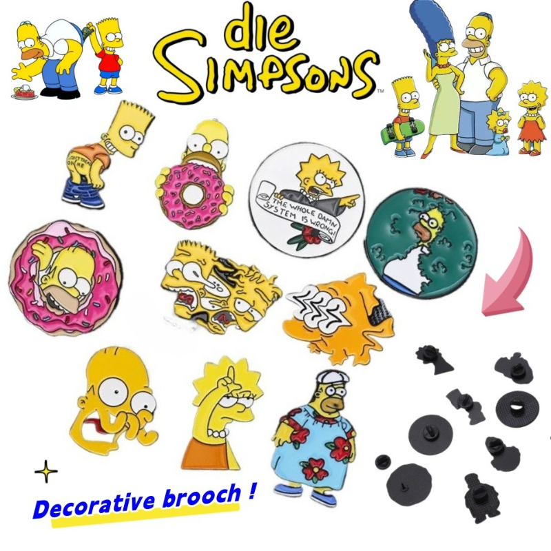 The Simpsons Homer J. Simpson  - Men Accessories Brooch 评论和价格