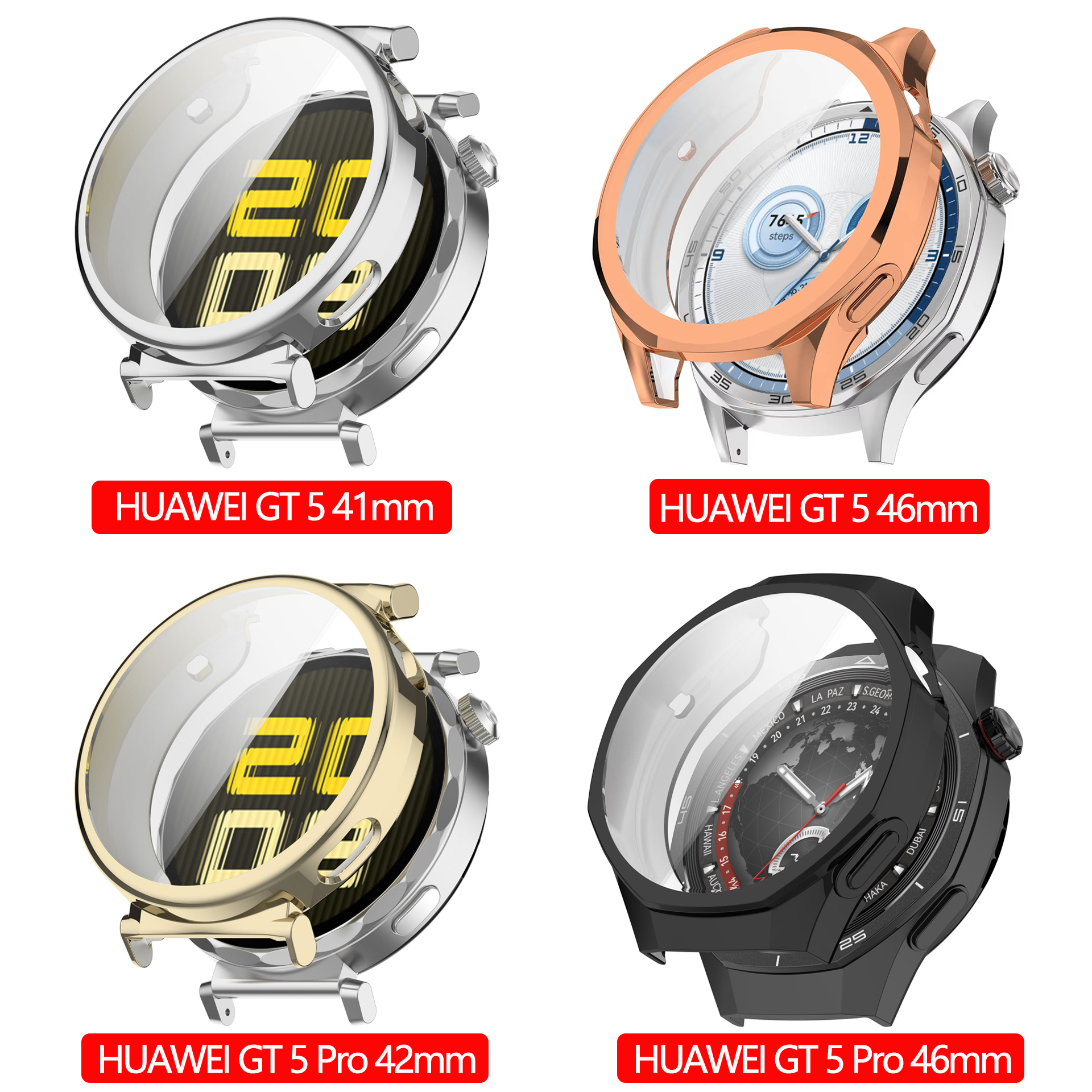 Case For HUAWEI Watch GT 5/5 P - Men'S Accessories Display 评论和价格