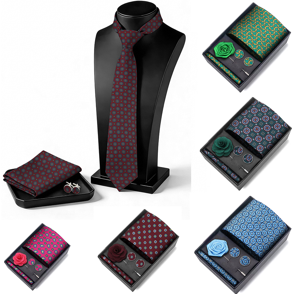 Tie Set For Men Necktie With B - Neck Tie Set Box 评论和价格