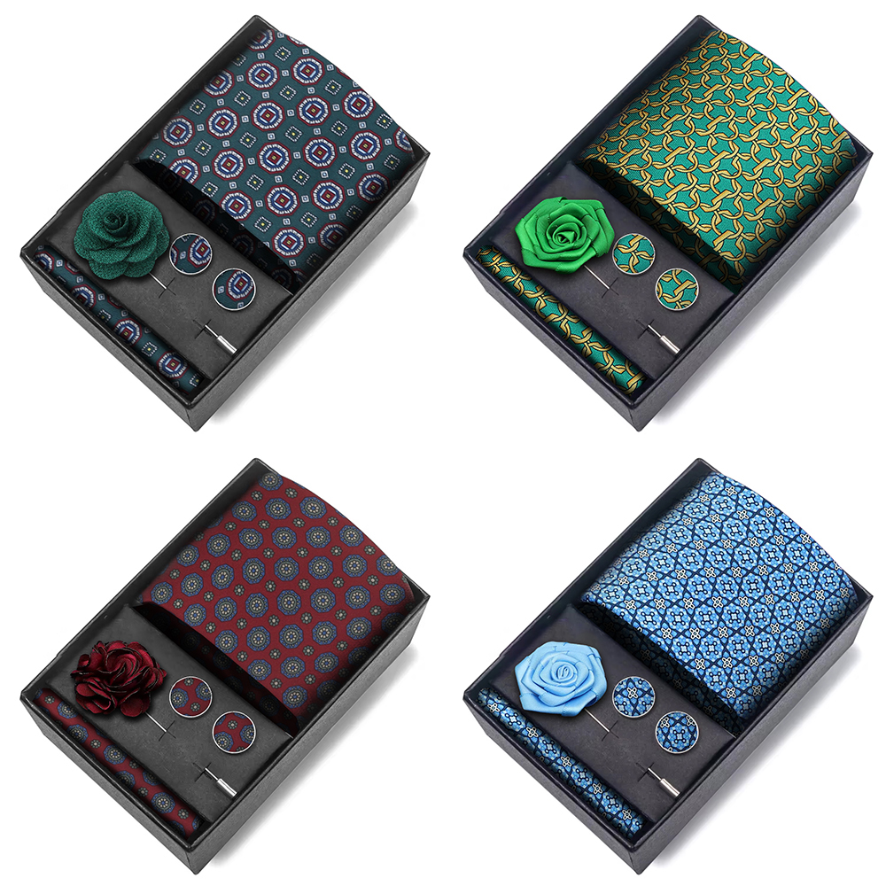 Tie Set For Men Necktie With B - Neck Tie Set Box 评论和价格