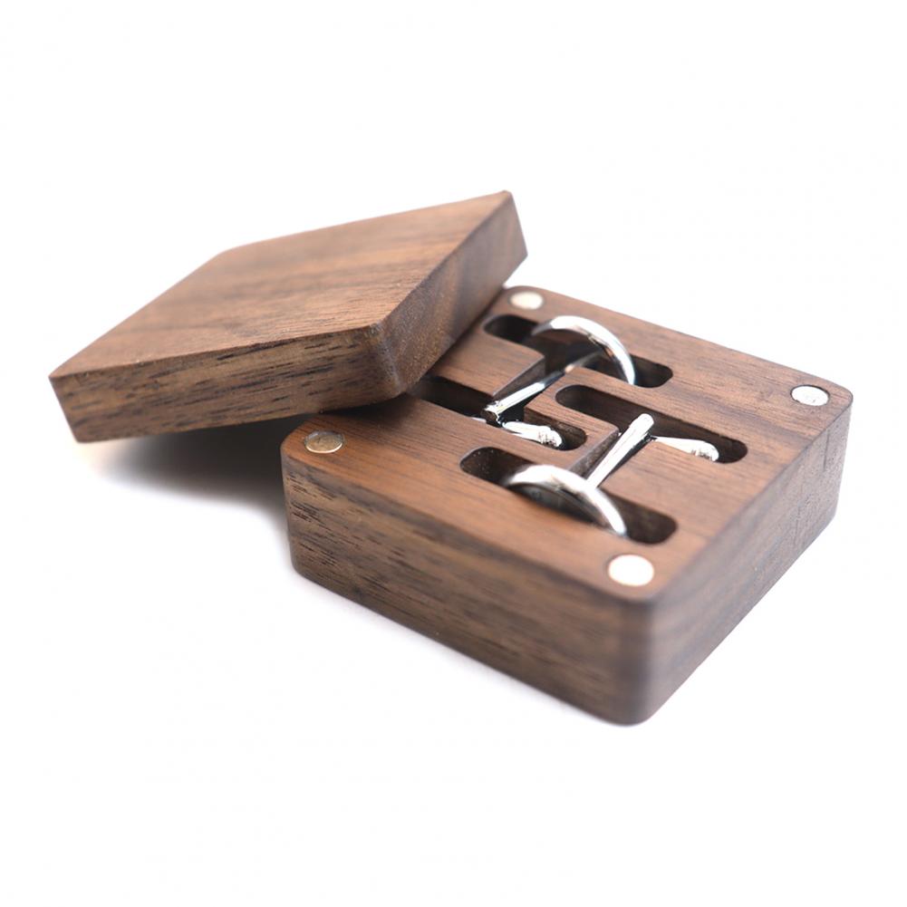 Walnut Cufflink Box Solid Wood - Cufflink Box Set 评论和价格