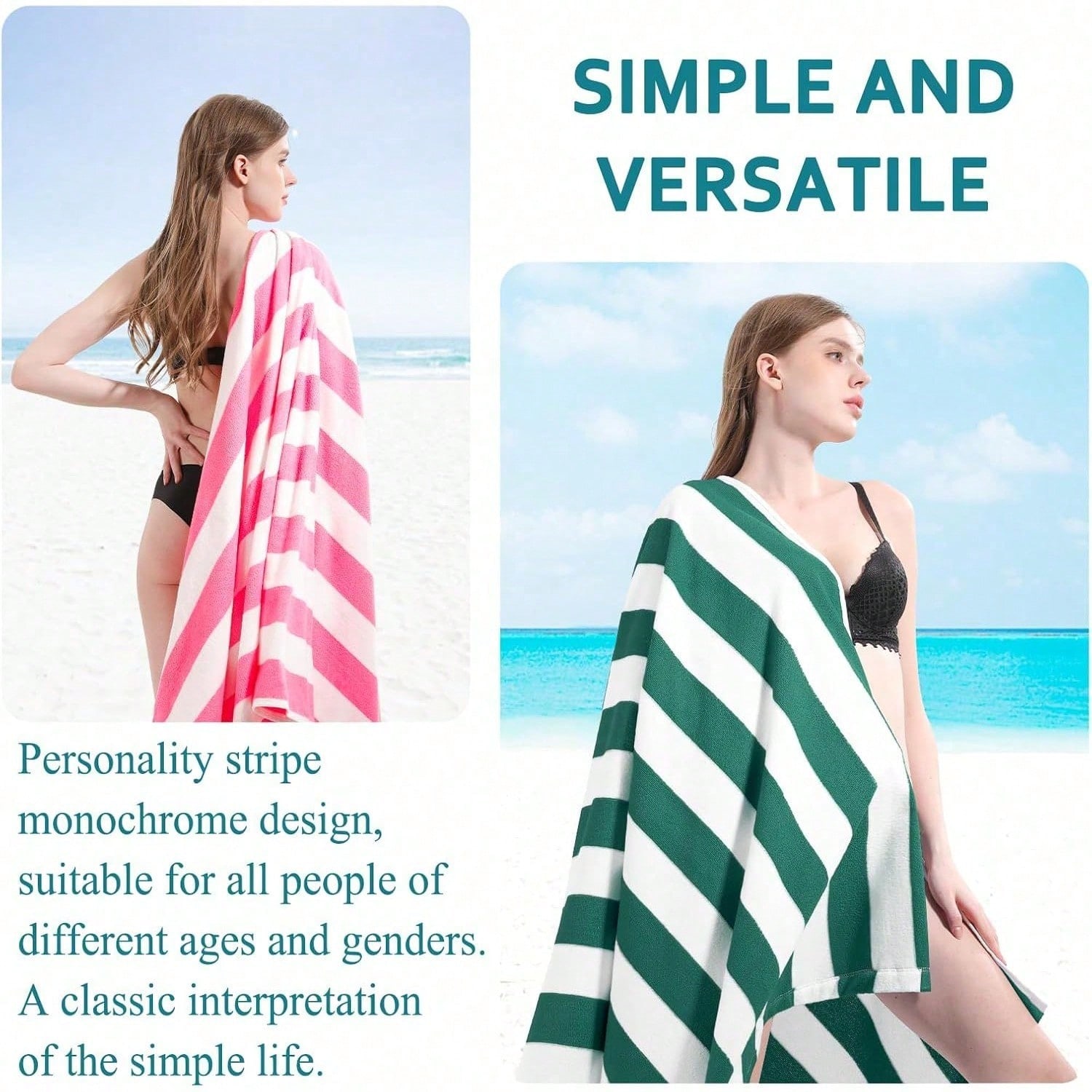 1Pc 29x58 Inch Super Thin Over - Men'S Accessories Essentials 评论和价格