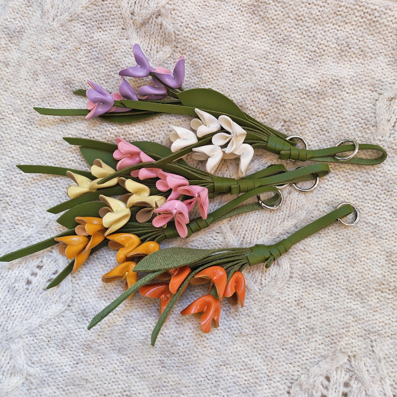 Handmade tulip bouquet leather - Men Accessories Bouquet 评论和价格