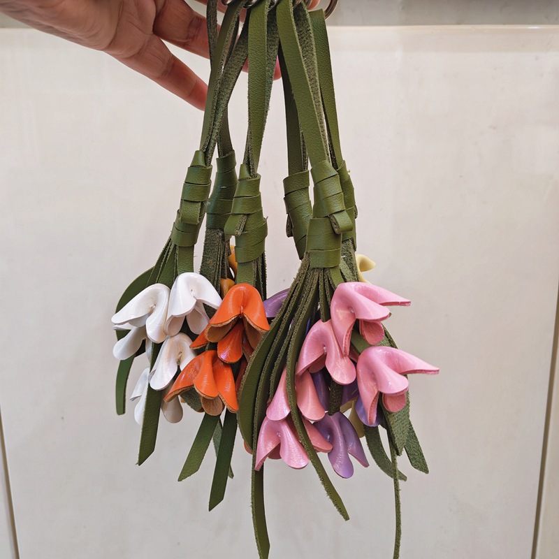 Handmade tulip bouquet leather - Men Accessories Bouquet 评论和价格