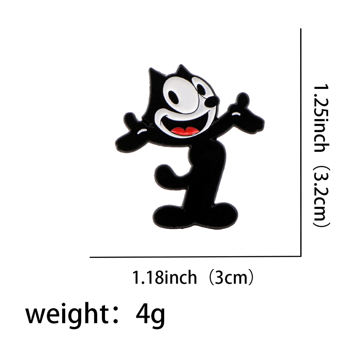 Cute Cartoon Animal Enamel Pin - Men Accessories Brooch 评论和价格