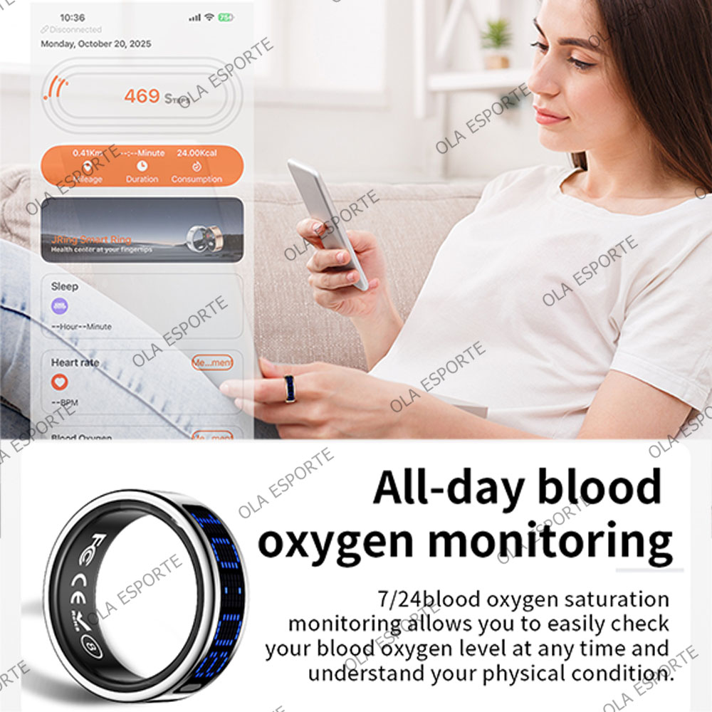 2025 Smart Ring Men Women LED  - Men'S Accessories Display 评论和价格