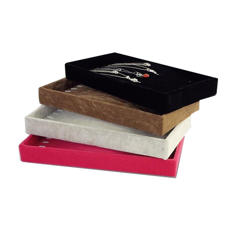 Velvet Jewelry Box Diamond Rin - Cufflink Box Set 评论和价格