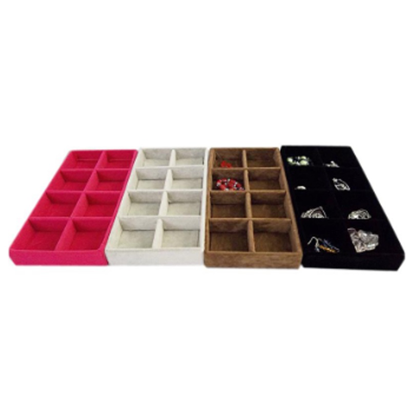 Velvet Jewelry Box Diamond Rin - Cufflink Box Set 评论和价格