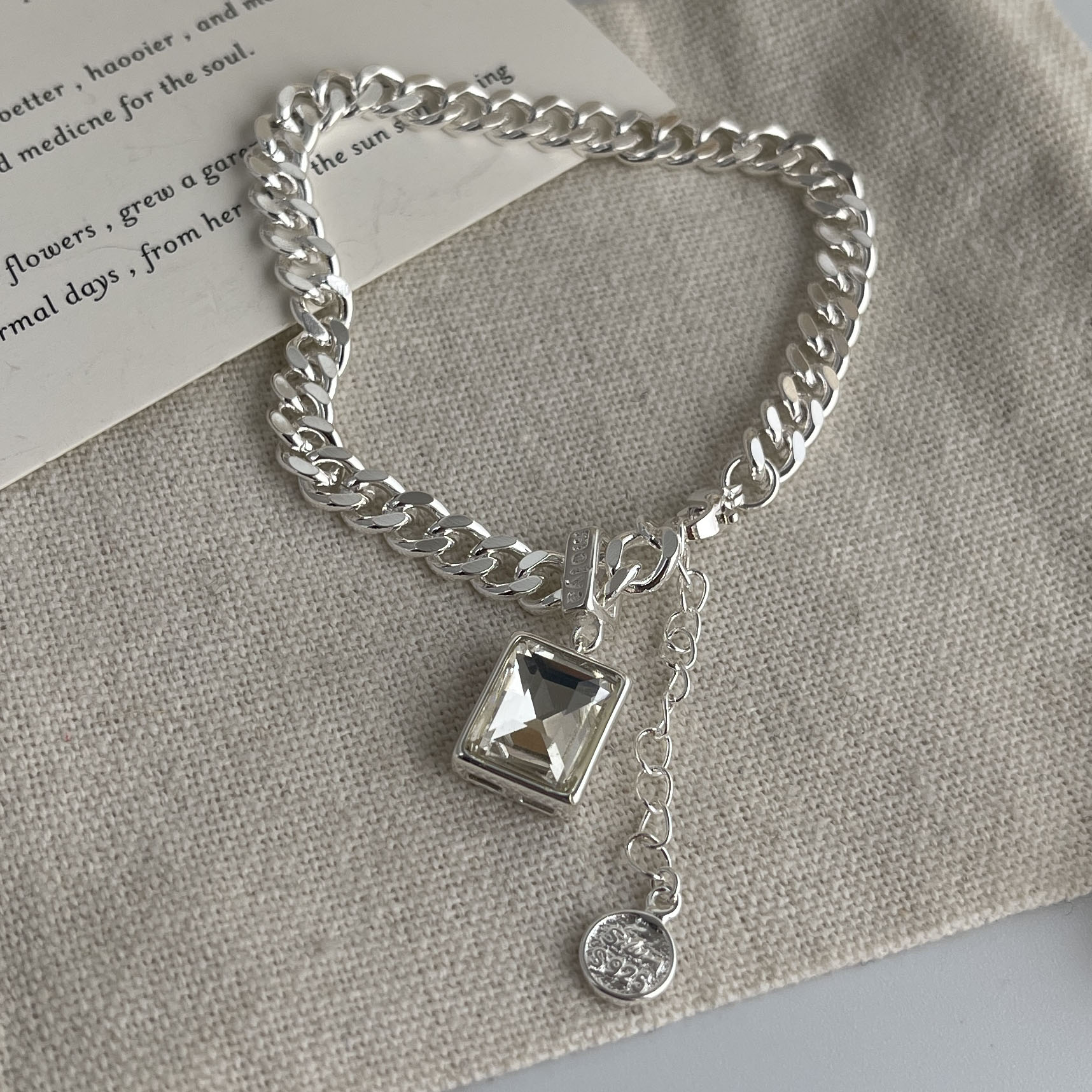 925 Sterling Silver Bracelets  - Men'S Accessories Trending 评论和价格