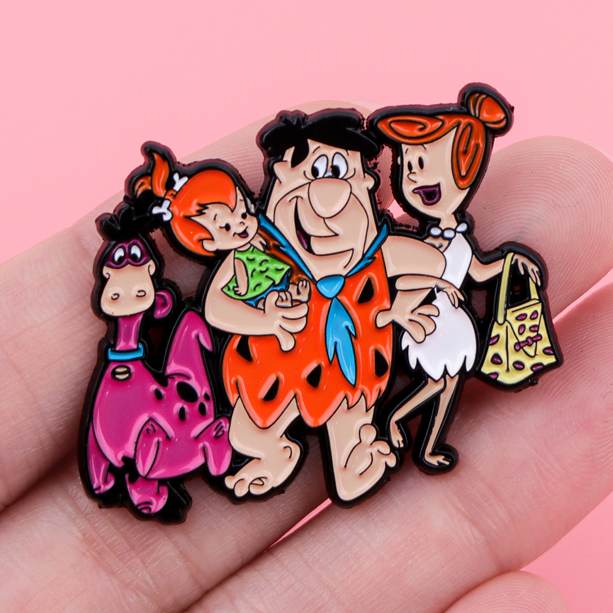 Cartoon Dinosaur Enamel Pin Ba - Men Accessories Brooch 评论和价格