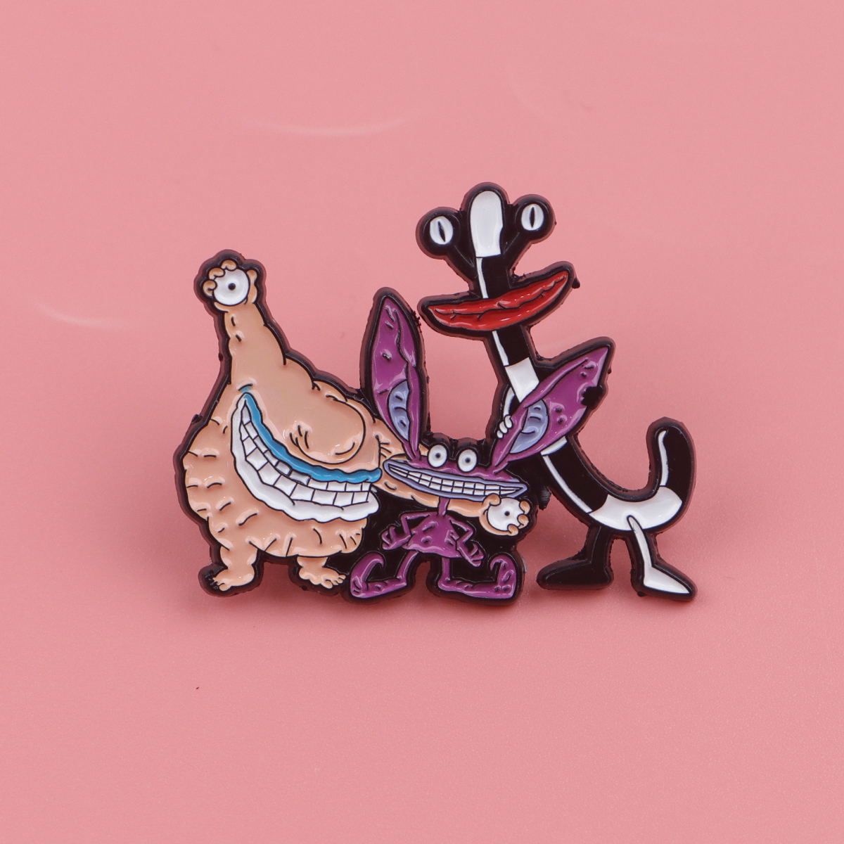 Cartoon Monster Enamel Pin Bad - Men Accessories Brooch 评论和价格
